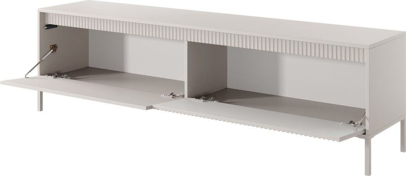 Allegro - TV-meubel - Beige - MDF en Metaal