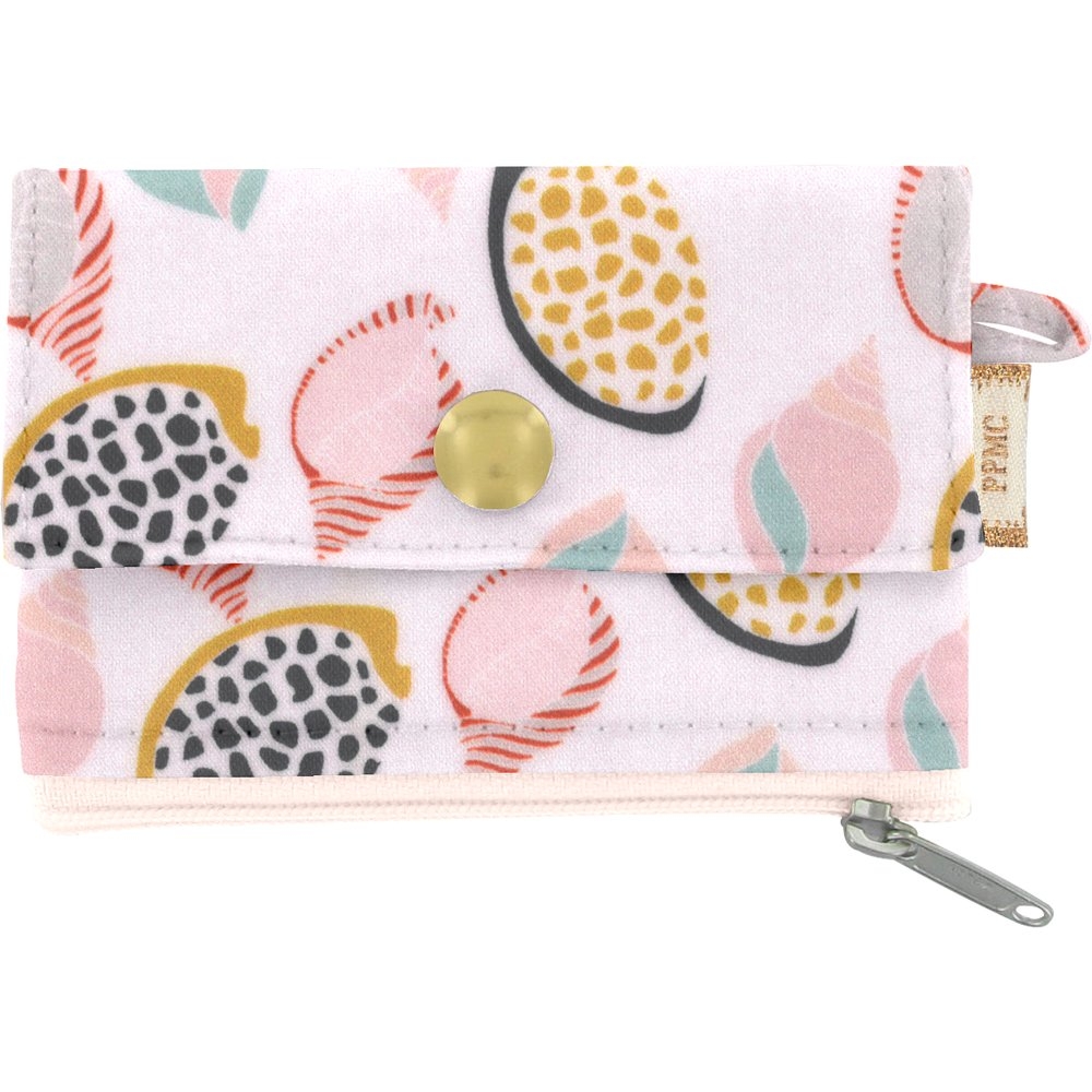 Mini Pochette Porte-Monnaie Coquillages Et Crustacés