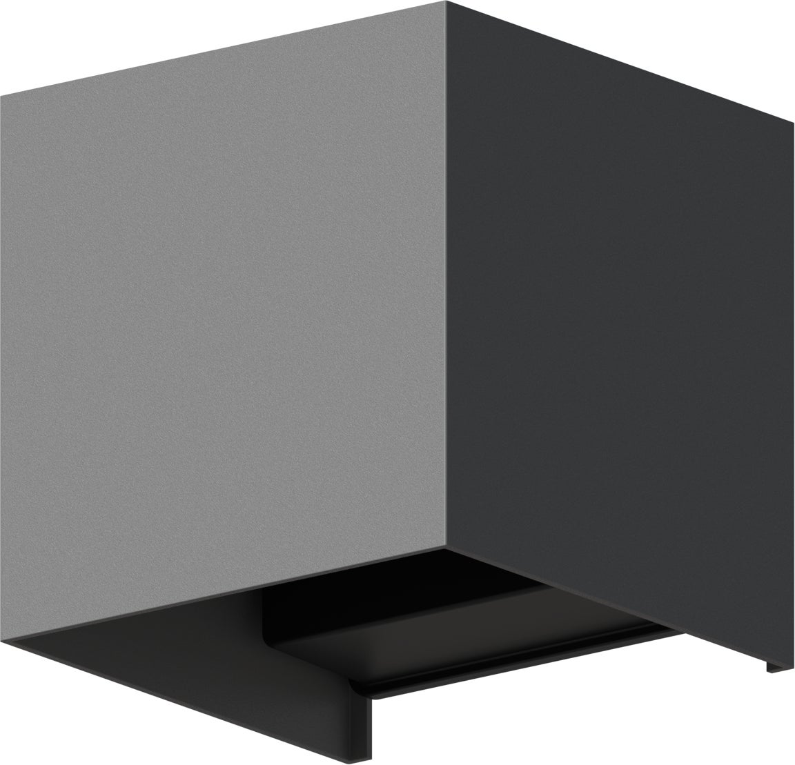 Calex wandlamp Bari antraciet 10 x 10 x 10 cm