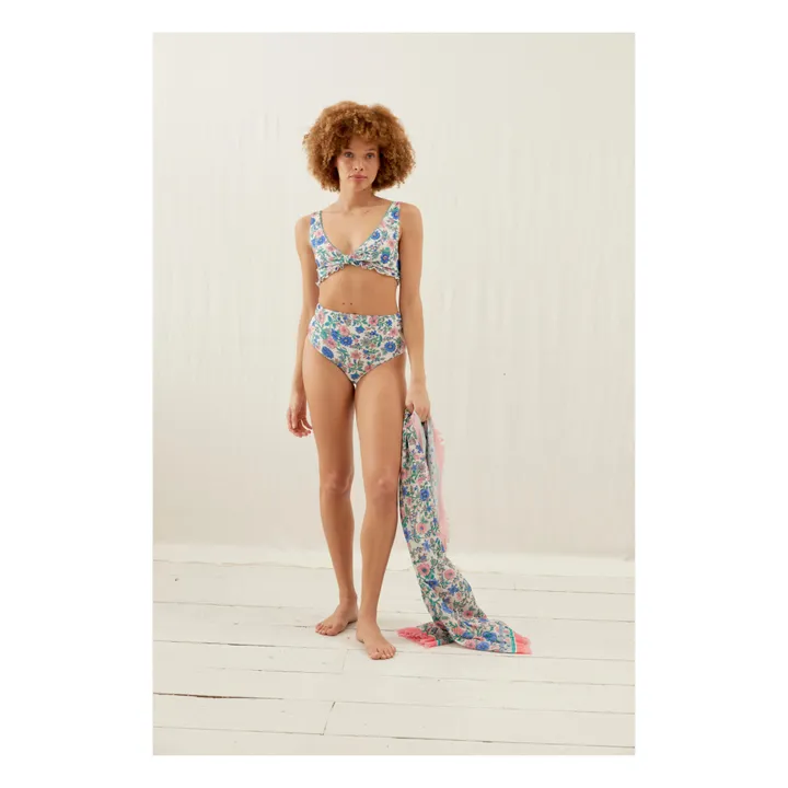 Louise Misha Haut de Maillot Ohau Fibres Recyclées - Collection Femme | Bleu