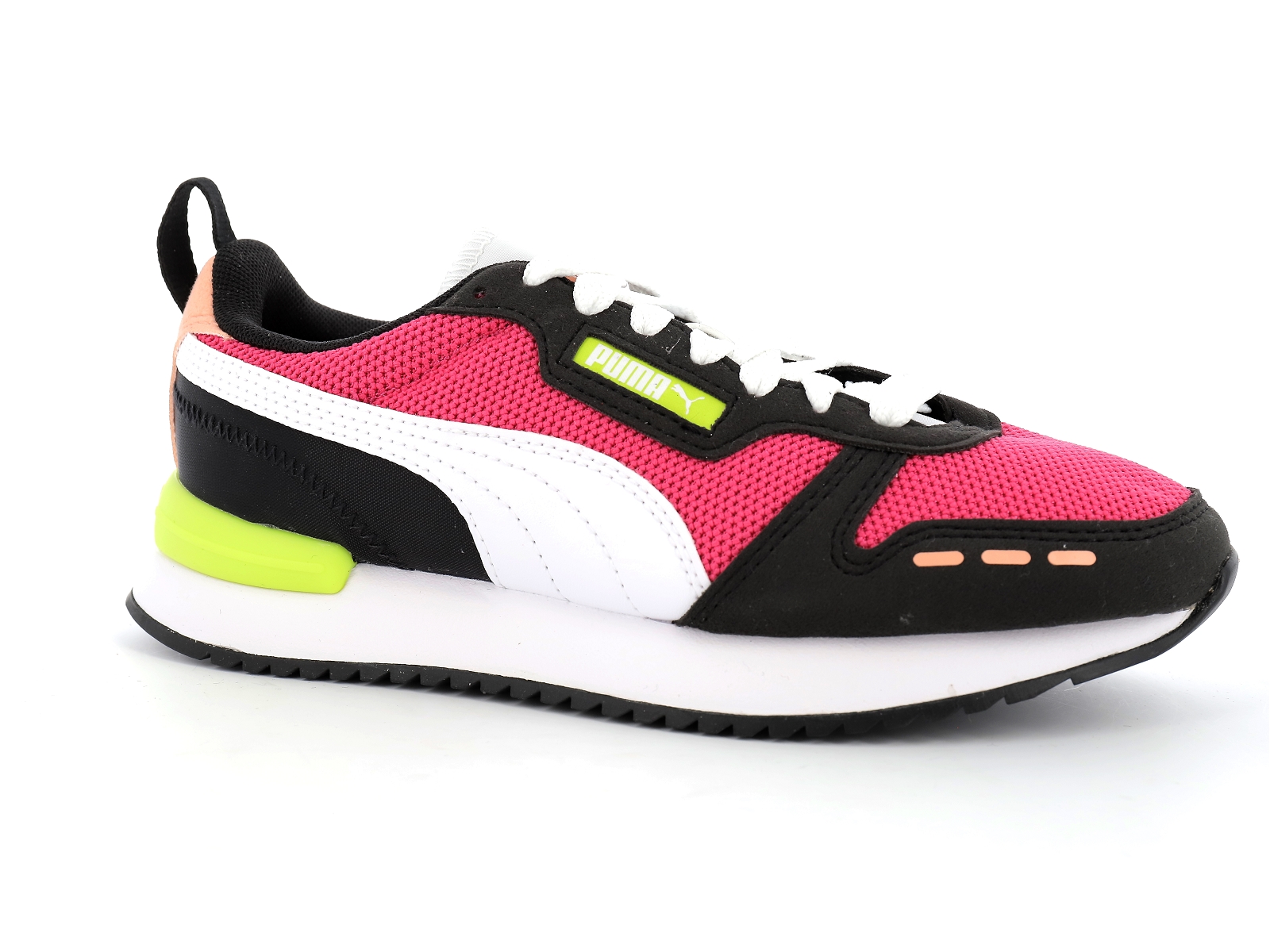 Puma-373117 Matières combinées Noir-Rose