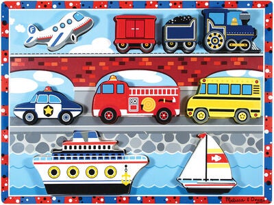 Melissa & Doug Puslespill Biler 9 Brikker