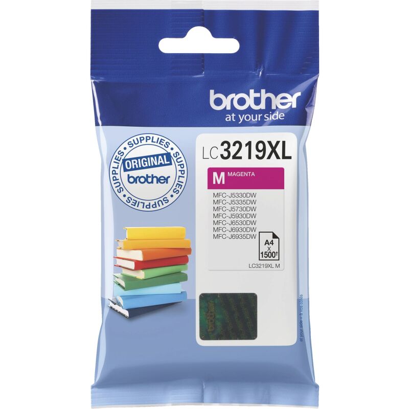 Cartouche Brother LC3219XL couleurs séparées haute capacité pour imprimante jet d'encre