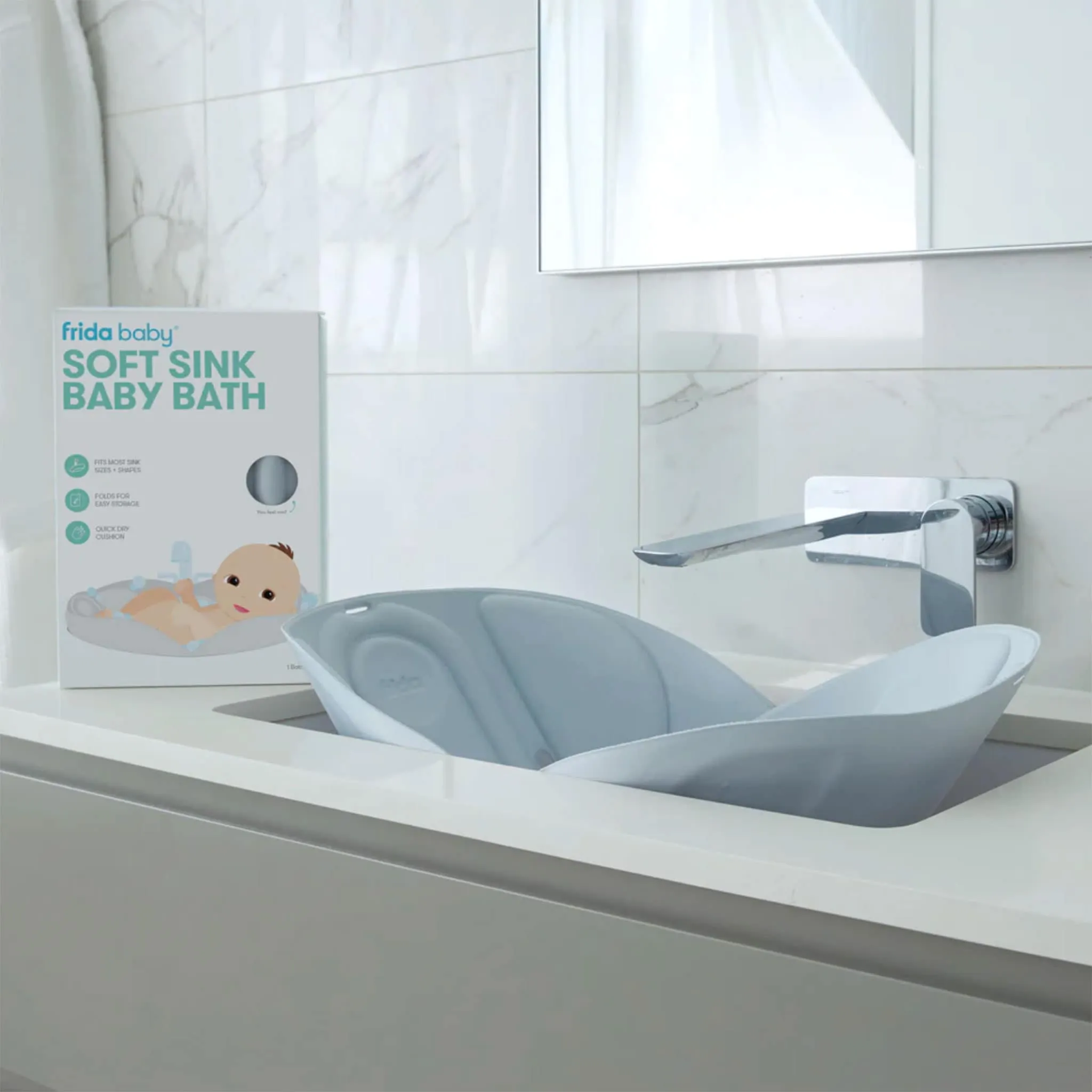 Frida Baby Bain pour Lavabo - Gris