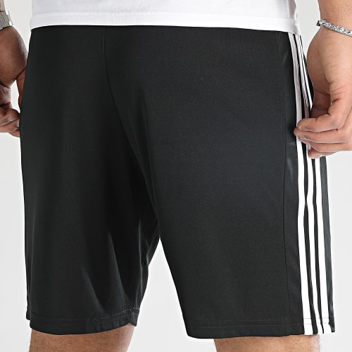 Lot De 2 Shorts Jogging A Bandes GN5773 GN5776 Noir Blanc