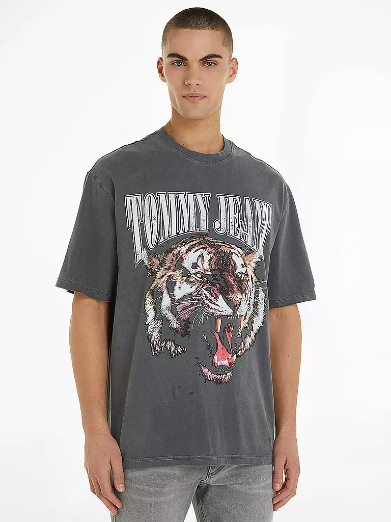 TOMMY JEANS T-Shirt grau