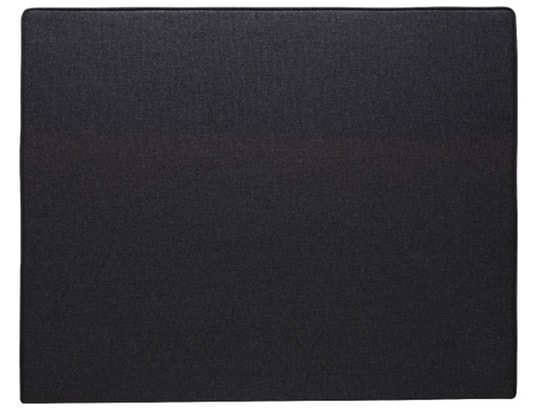 MERINOS - Tête de lit Melty chine gris anthracite 160cm (170cm finie)