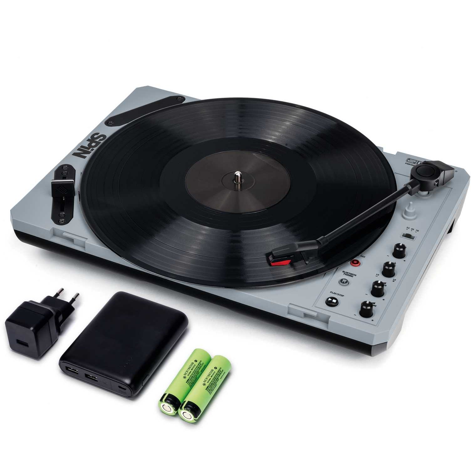 Reloop SPIN draagbare platenspeler met Bluetooth