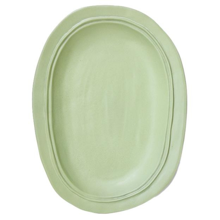 HKliving New Classics Large Ceramic dienblad Mint