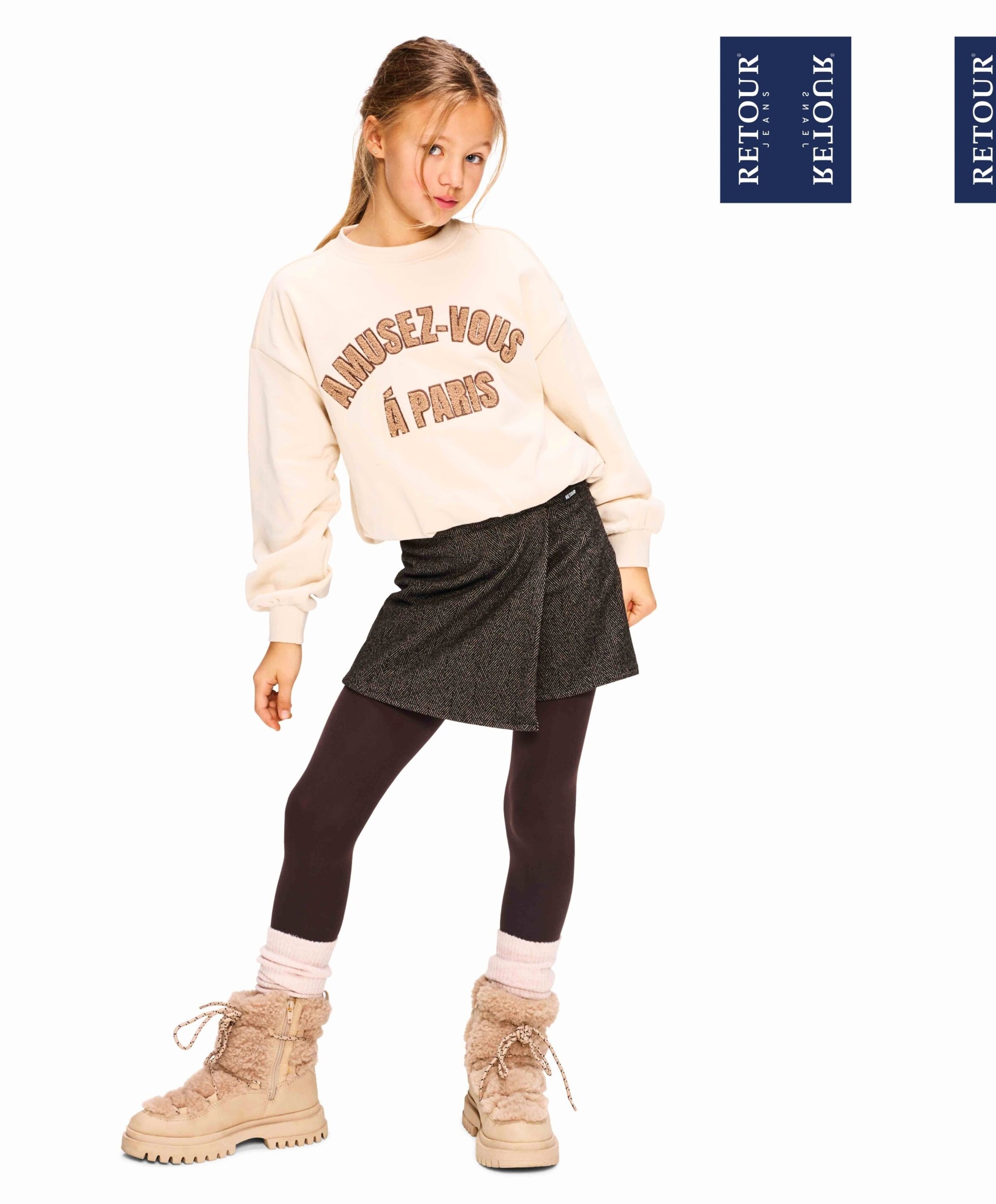 Retour Meisjes trui beige