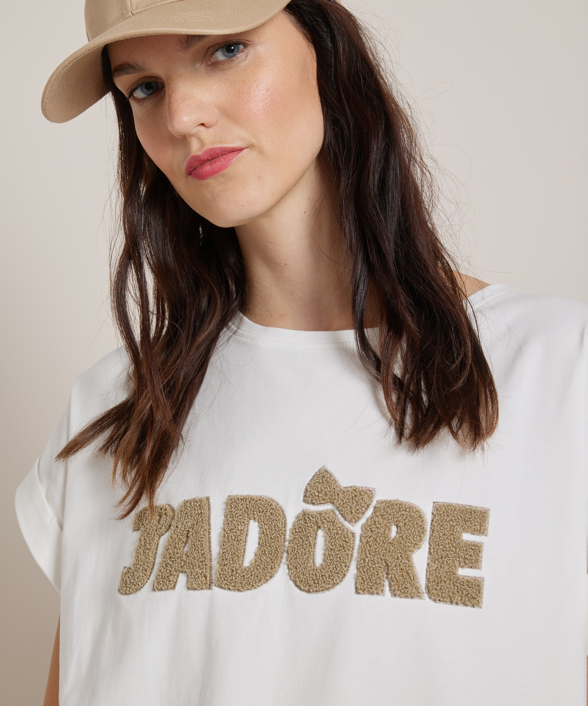 t-shirt boucle j'adore