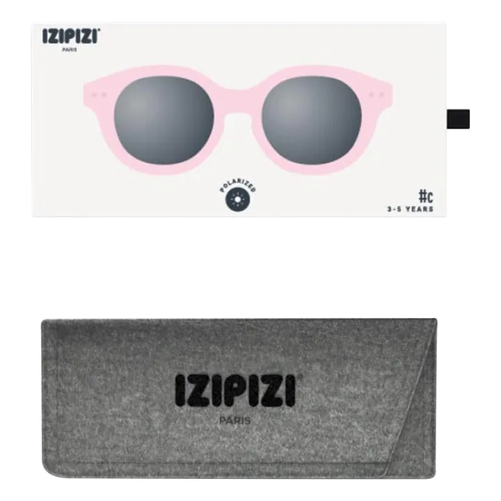 IZIPIZI Lunettes de Soleil #C Kids Plus | Rose pâle