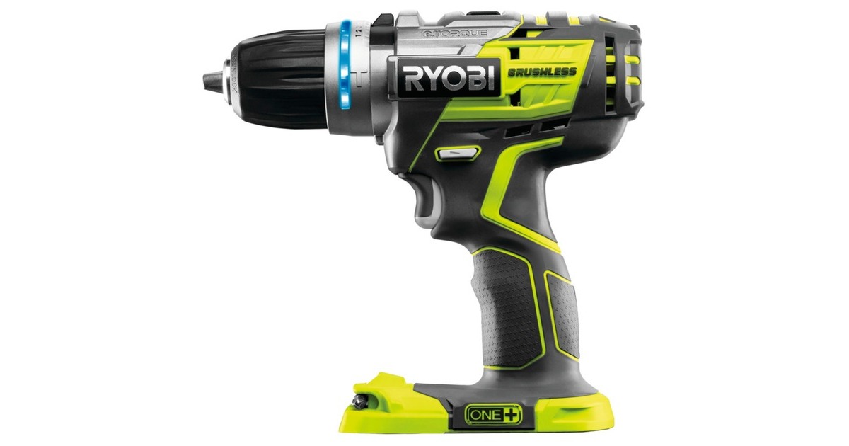 RyobiR18PDBL-220S klopboorschroevendraaier  (Groen/zwart, Accu inbegrepen)