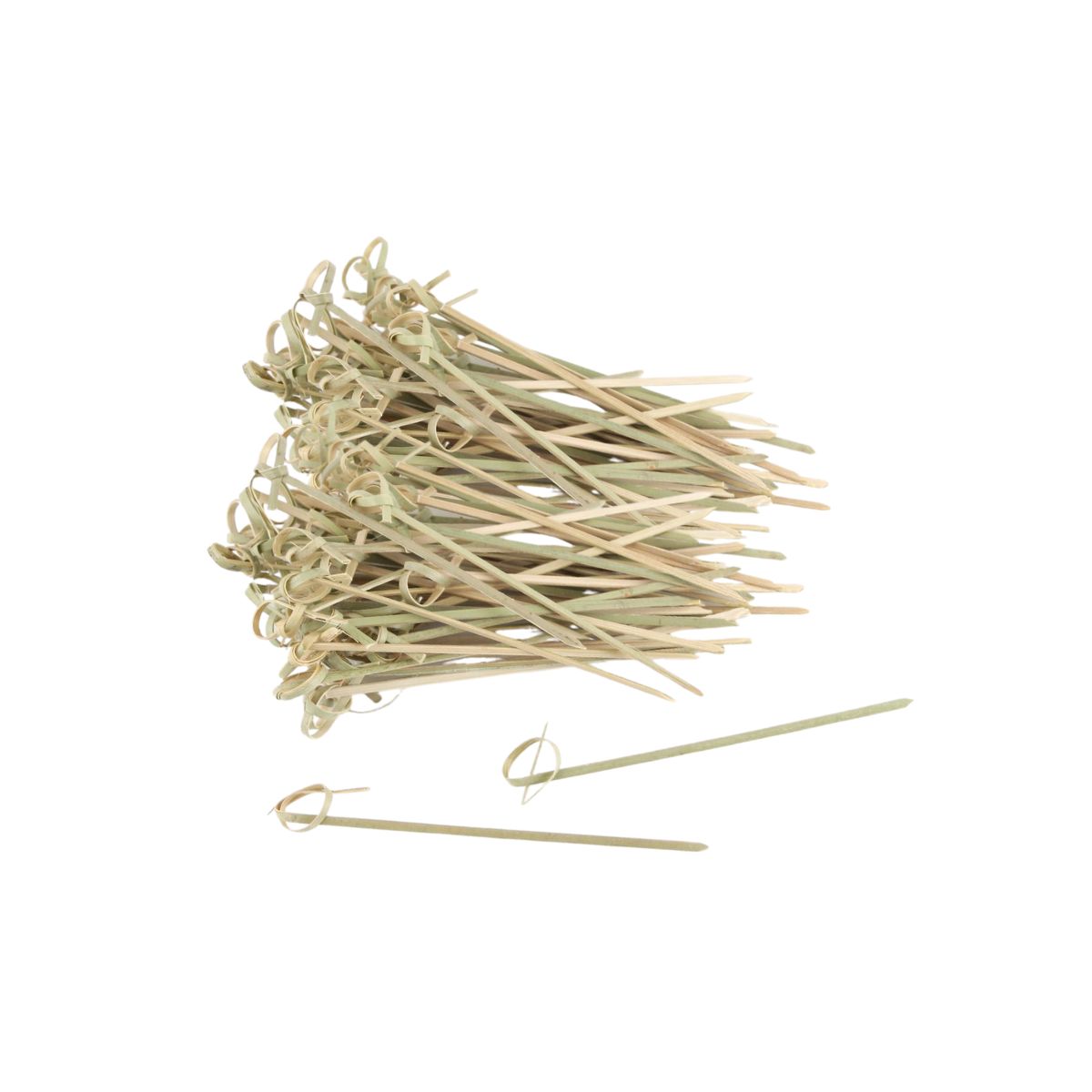 Lot de 100 pics à brochettes en bambou de 10 cm Wood Edition Fackelman
