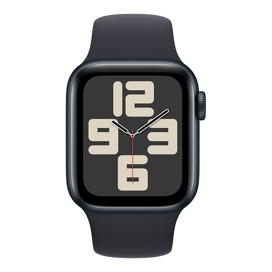 Apple Watch SE GPS + Cellular (2023) (Minuit - Bracelet Sport Band Minuit ) - 40 mm - Taille M/L