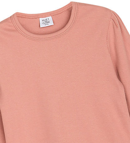 Hust and Claire Bluse - Rib - Amma - Ash Rose