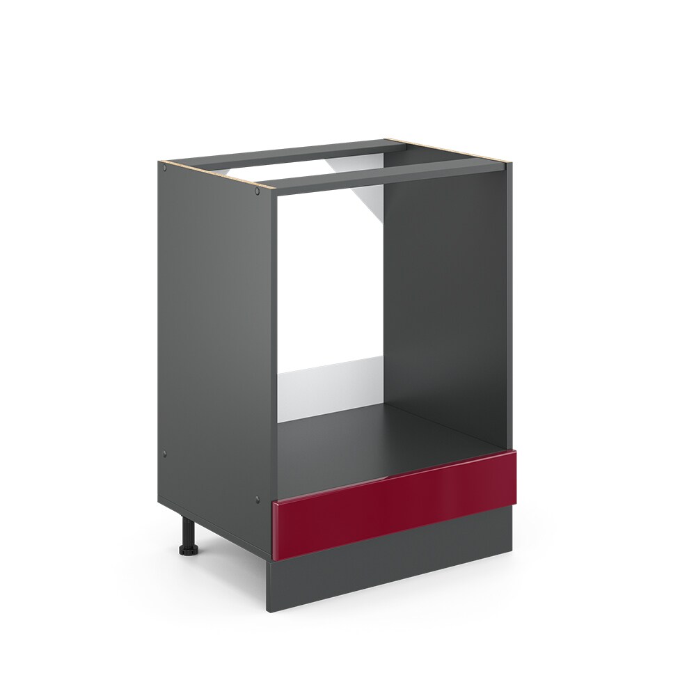 VICCO Küchenschrank Unterschrank Herdumbauschrank 60 cm R-Line Anthrazit