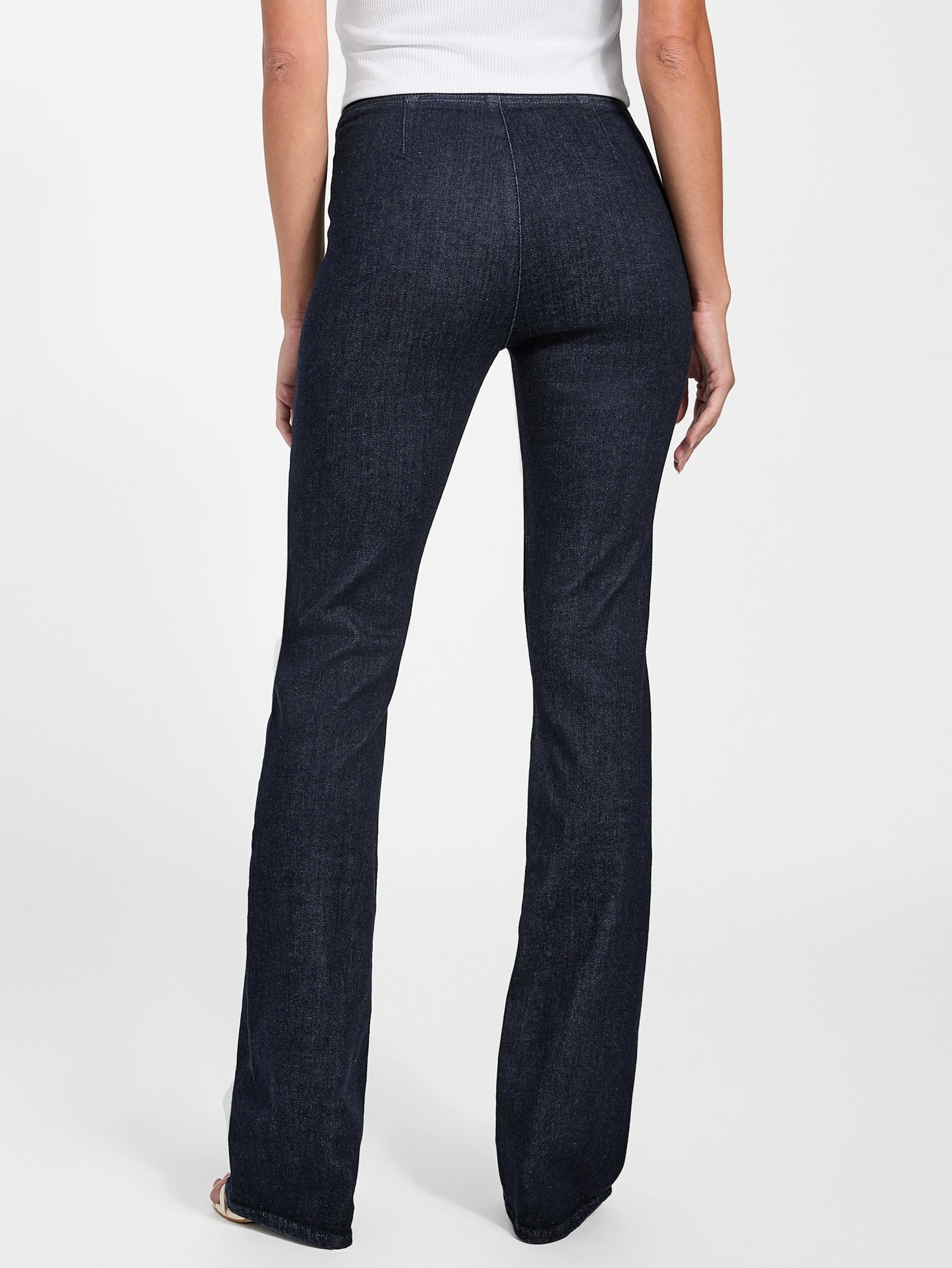 Calça jeans bootcut para bebê com elasticidade ecológica