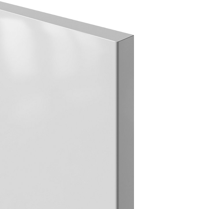 Lot de 2 façades tiroir Stevia blanc brillant L. 50 cm x H. 34 cm Caraway Innovo GoodHome