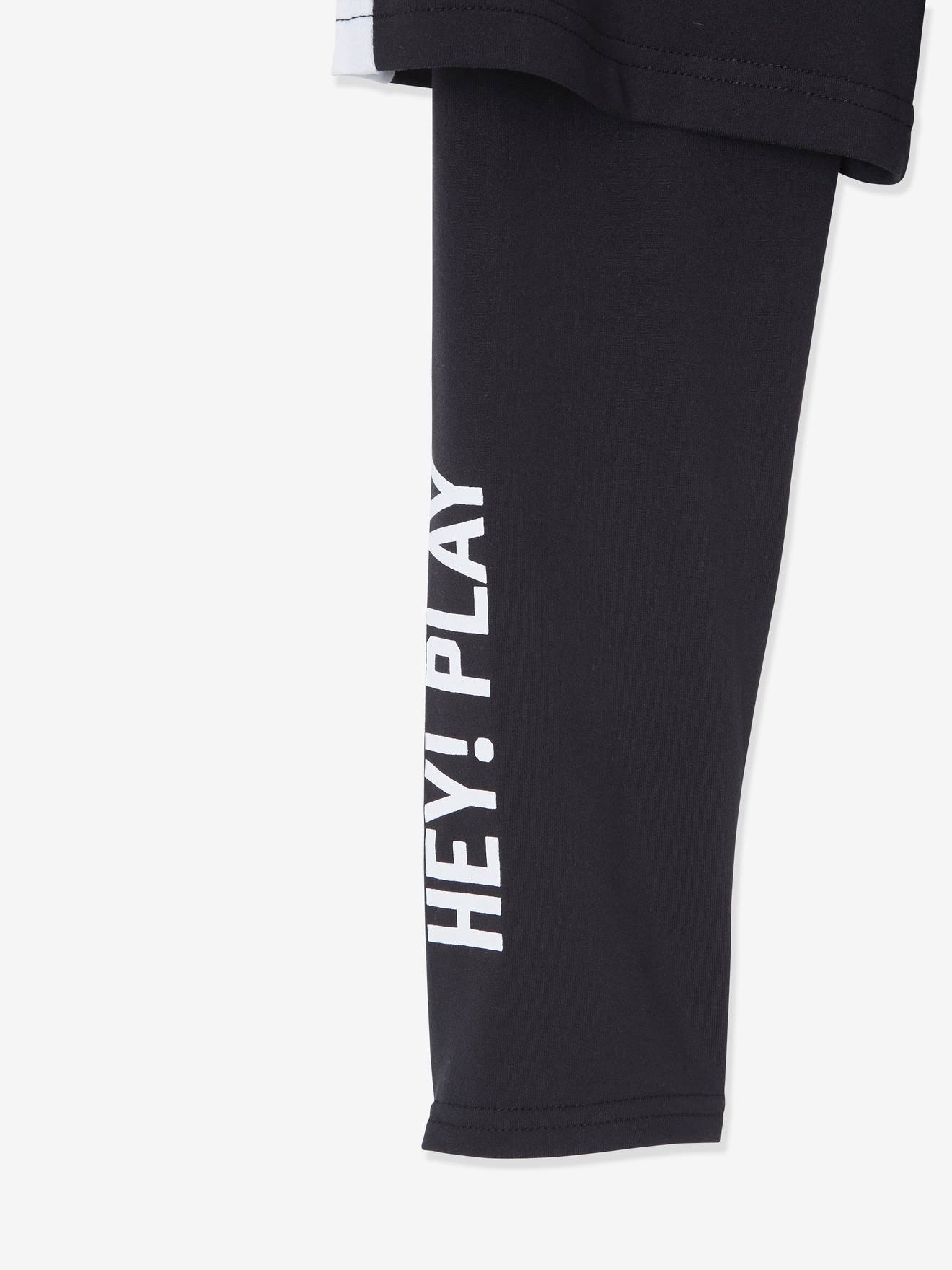 Calças bermuda esportivas 2 em 1 para meninos, pretas lisas com estampas.