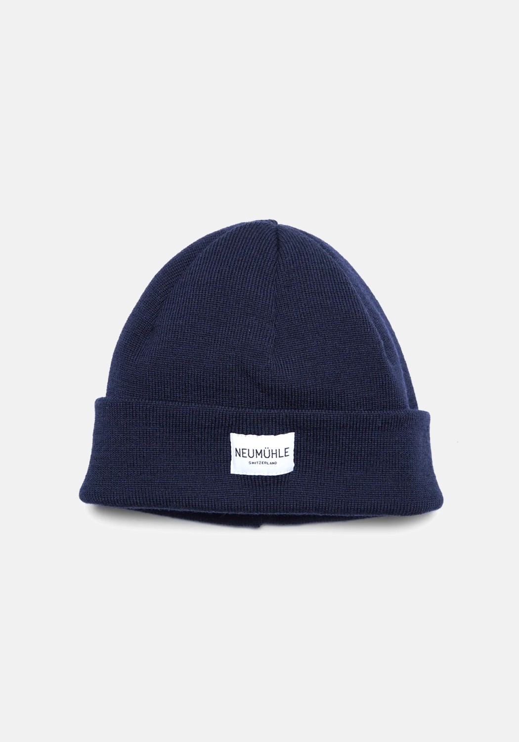 Neumuhle Wollmütze Nebel Organic Merino Deep Sea