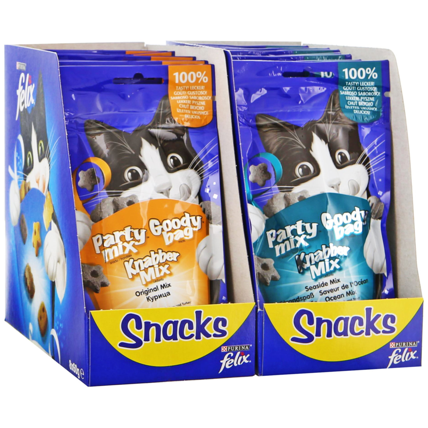 Felix Party Mix Original+Seaside 16x60g