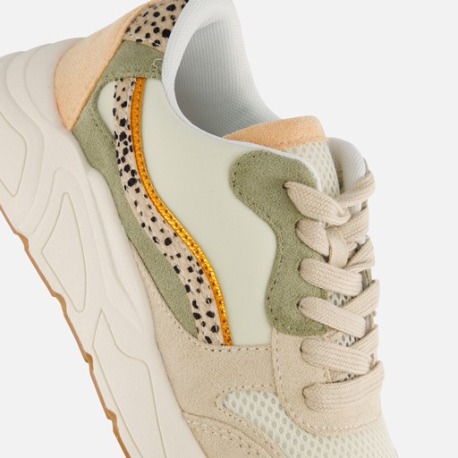 Ann Rocks Sneakers wit Synthetisch