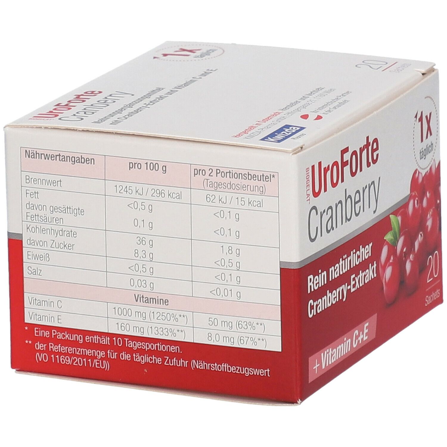 BIOGELAT® Cranberry Uroforte Granulat