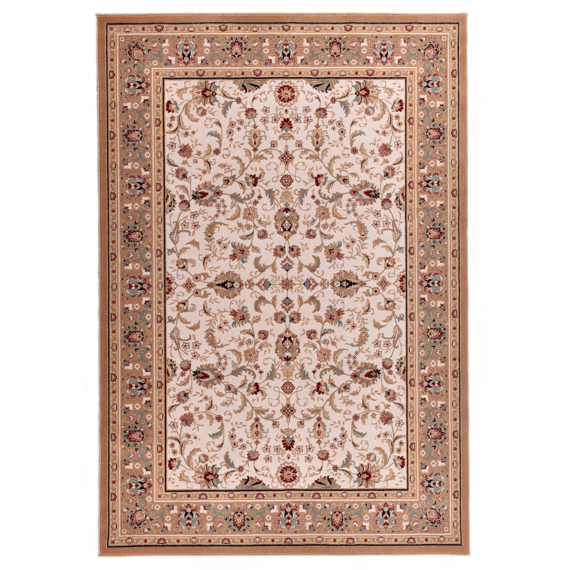 Orient-Teppich DOLNA - beige - Schurwolle - 50x80 cm