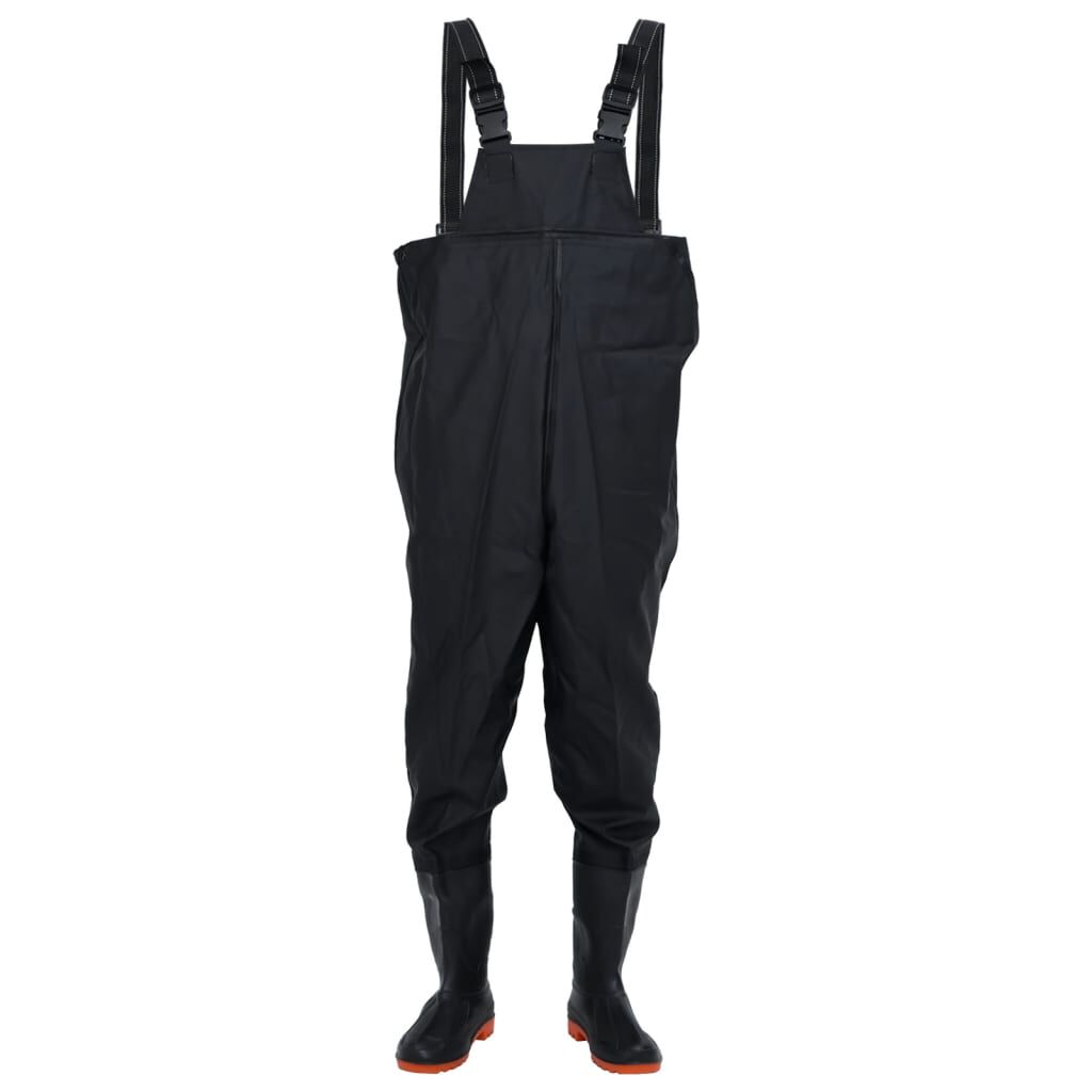 vidaXL Viswaadpak, hoog, zwart, maat 38