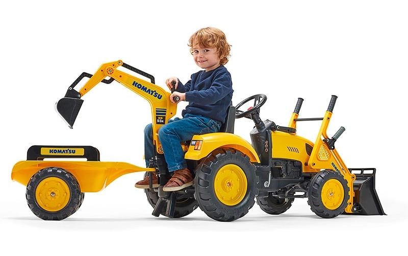 Falk Rutscherauto »Komatsu Traktor + Anh. XXL«