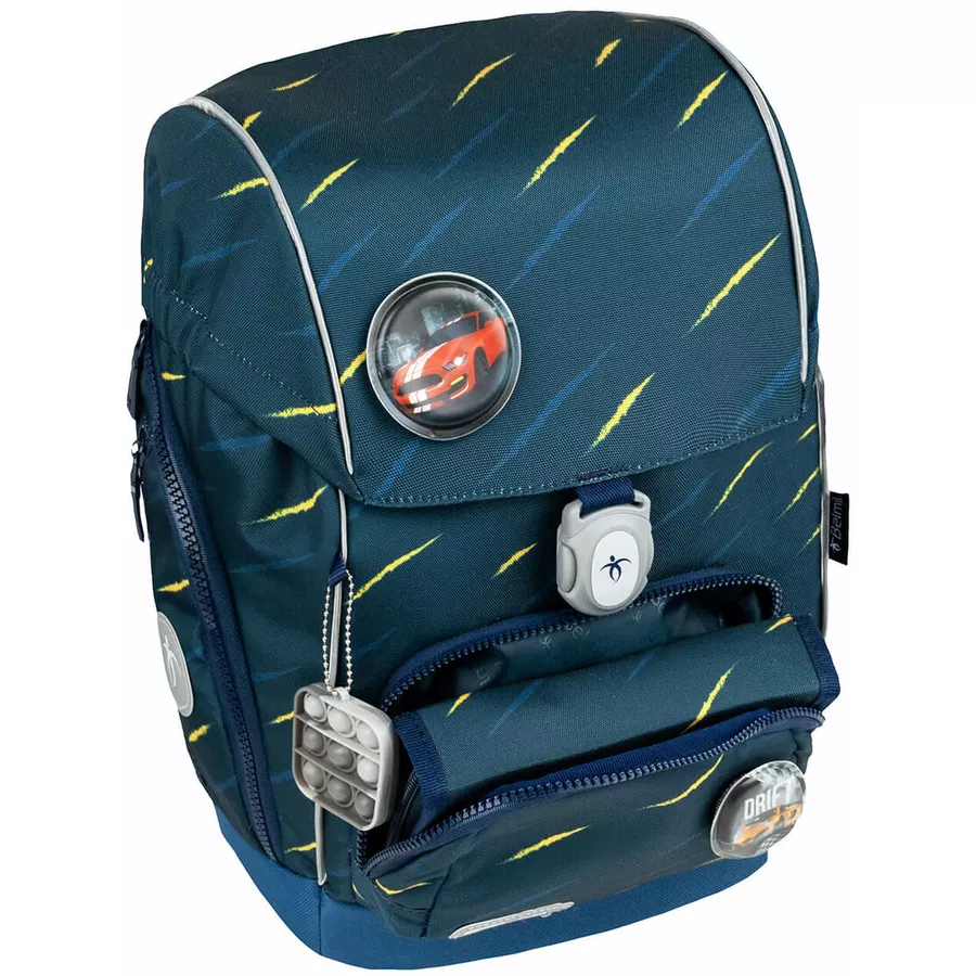 Belmil Schulranzen Premium Comfy Plus Set 5-teilig Orion Blue