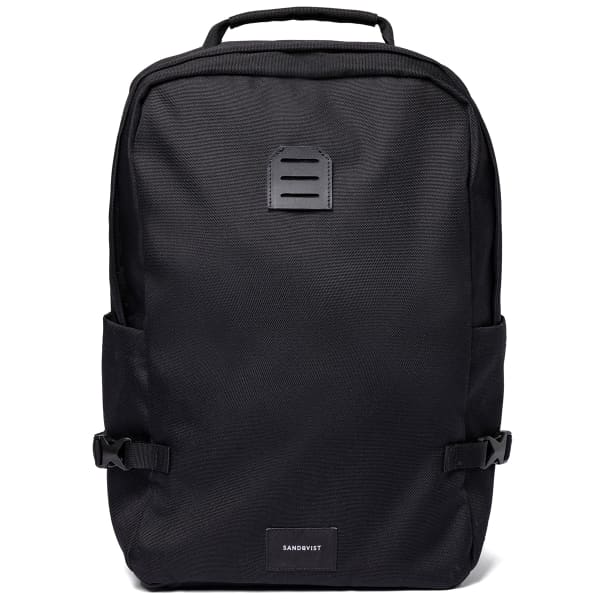 Sac à dos lifestyle SANDQVIST ANDRE BLACK/BLACK LEATHER