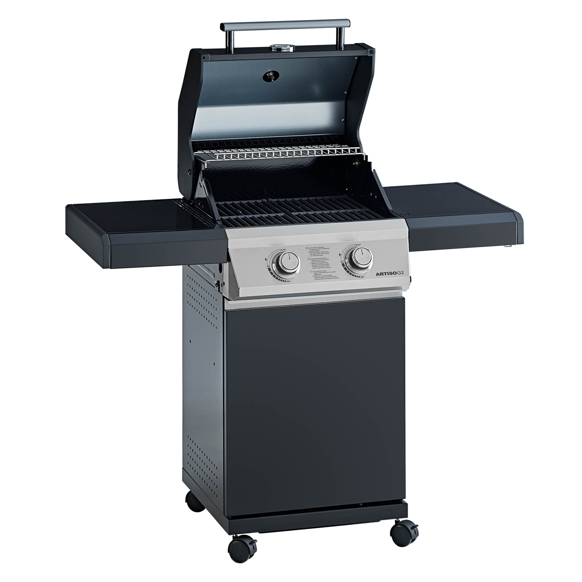 Gasgrill BBQ-Station ARTISO G2 schwarz, Exklusiv bei Toom