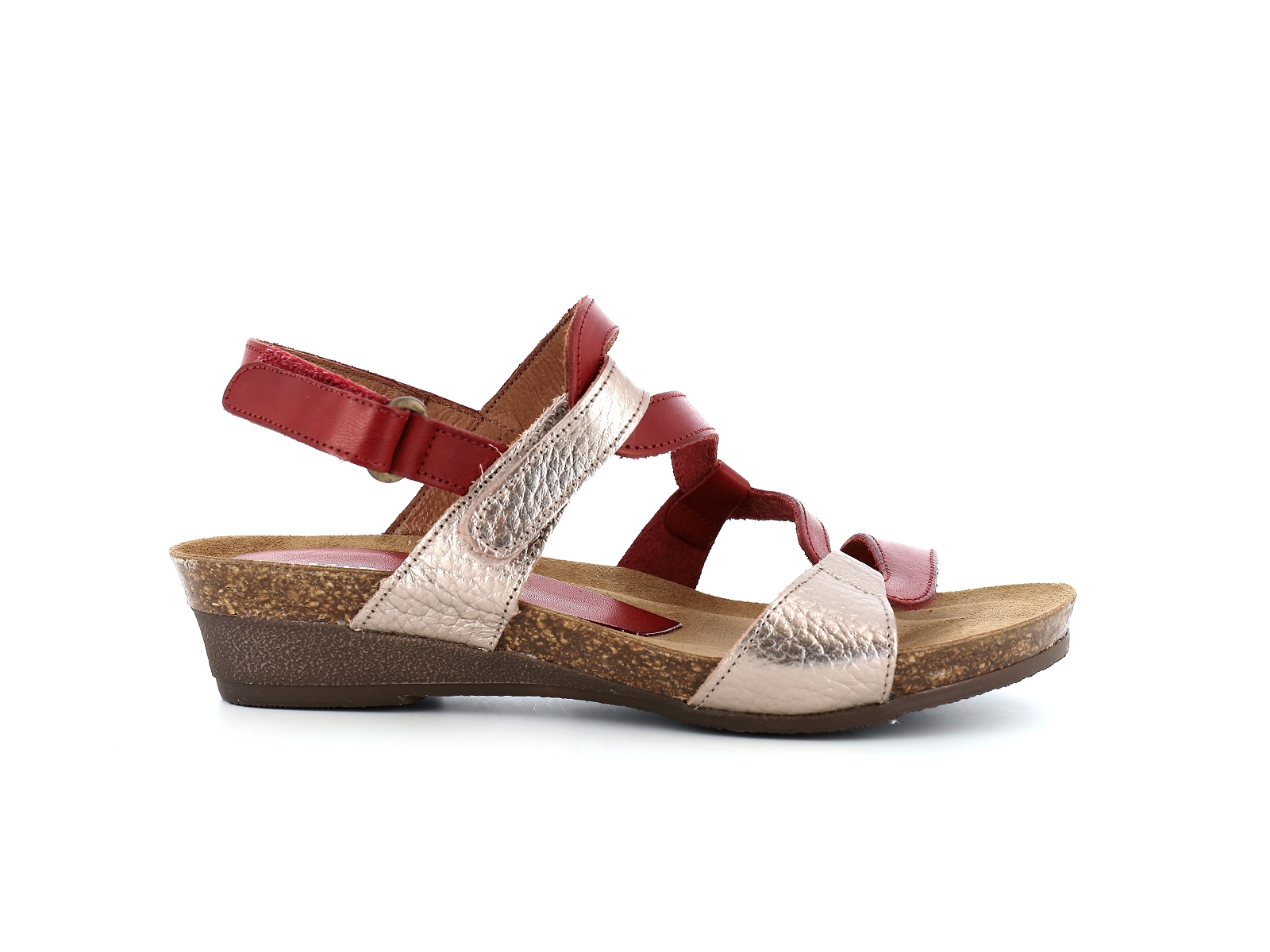 Xapatan-BUVITRO 2164 Cuir Multi Rouge