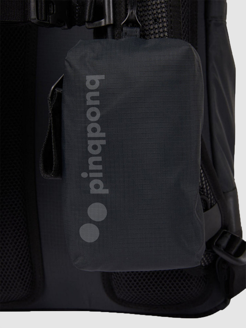 pinqponq Komut Medium Backpack pure black