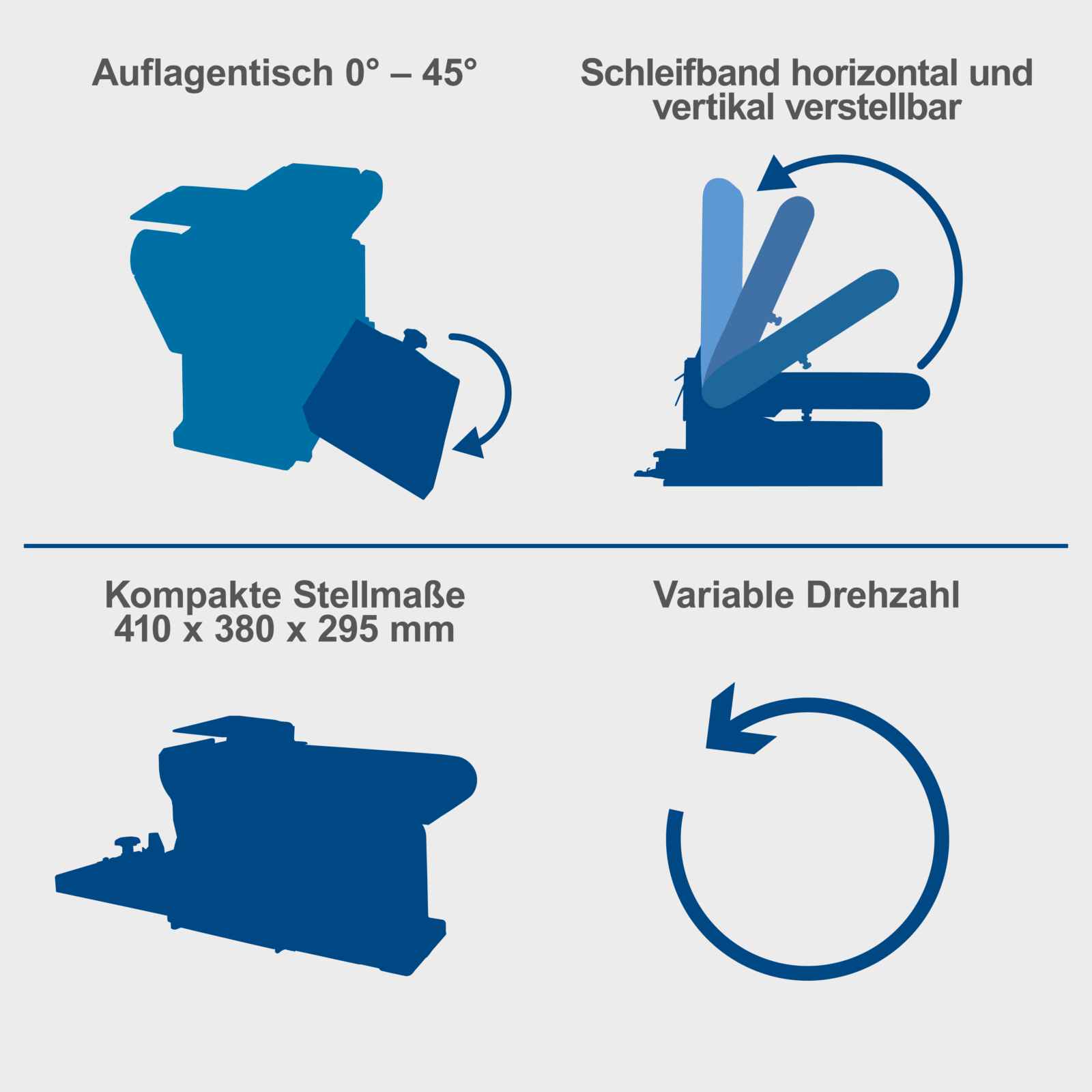 Scheppach Band- und Tellerschleifer BTS900Vario