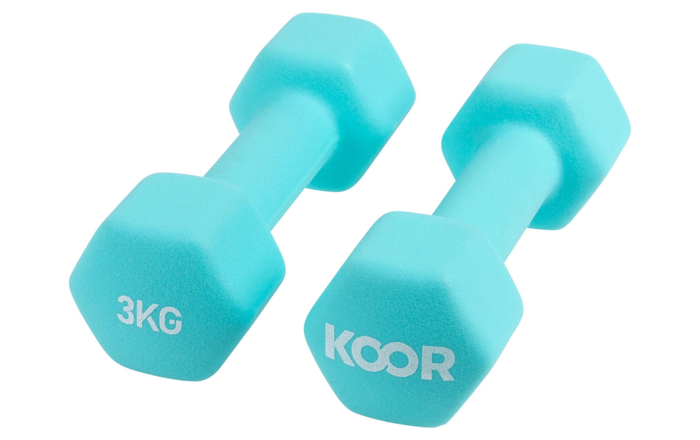 KOOR Kurzhantel »KOOR Kurzhantel 3 kg blau« 6 kg