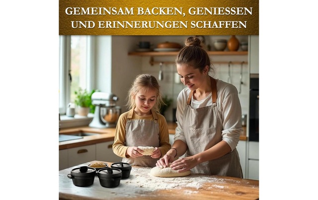 Grilltopf »Gusskoenig Mini Dutch Set 4 Töpfe« 8 Stk. tlg. Gusseisen
