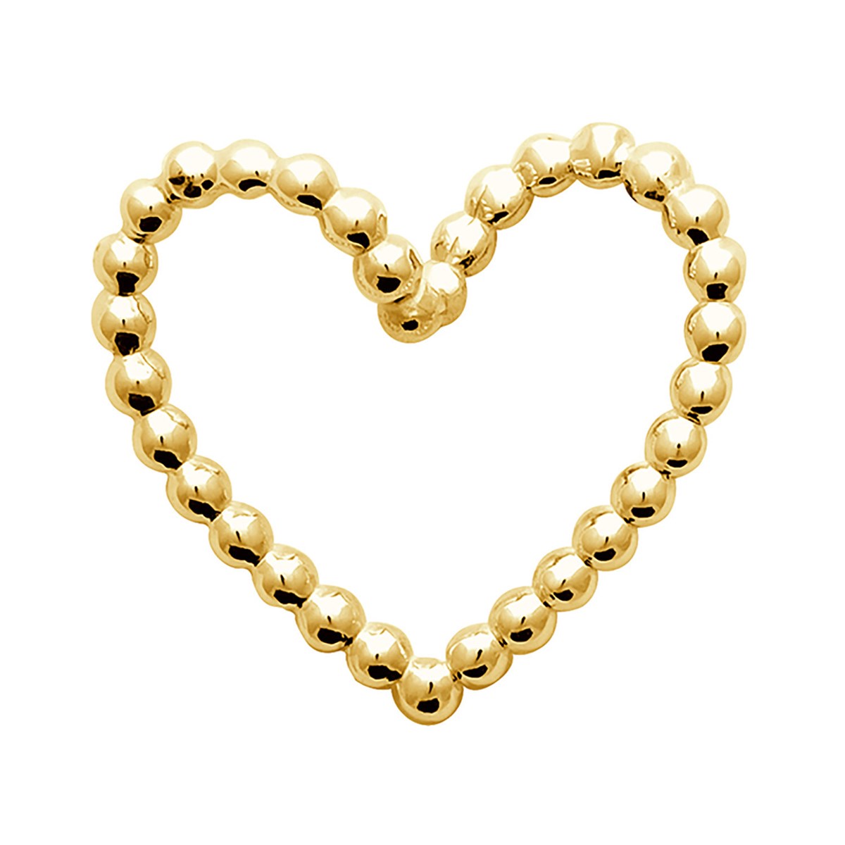 Pendentif coeur boules