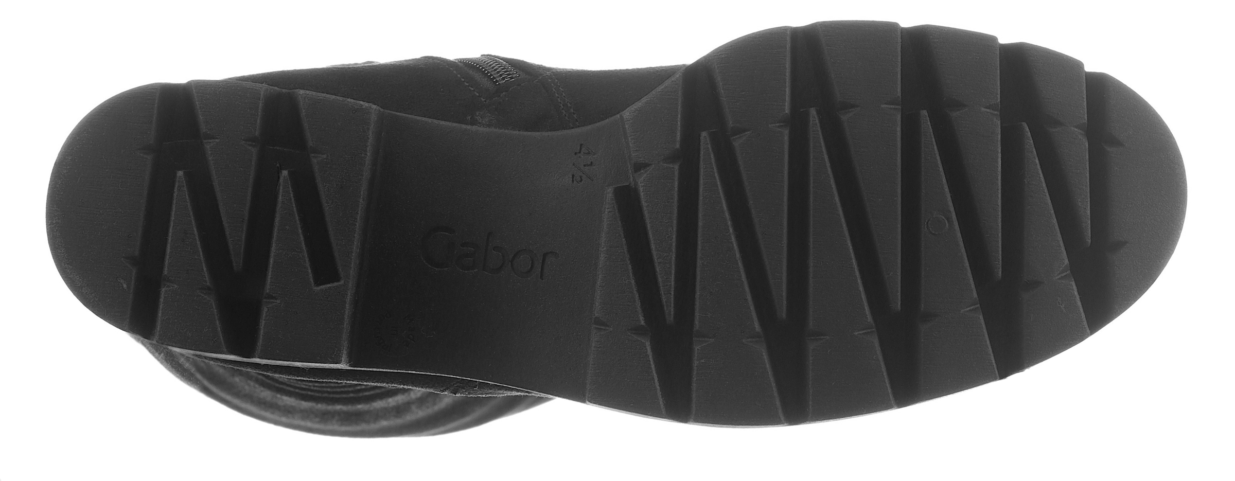 Gabor Stiefel  , Blockabsatz, Plateau, Langschaftstiefel, mit XS-Stretch-Schaft