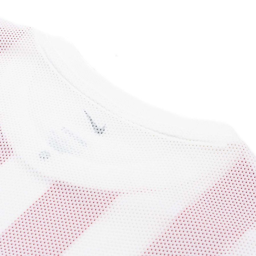 Nike Maillot Dri-FIT Striped Division IV - Blanc/Rouge/Noir Femme