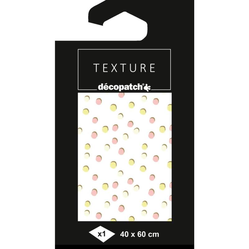 Papier Texture Décopatch n°846 -1 feuille 40x60cm - Or