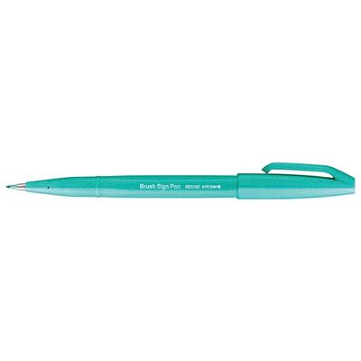 Pentel Arts Brush Sign Pen - Roller - vert émeraude