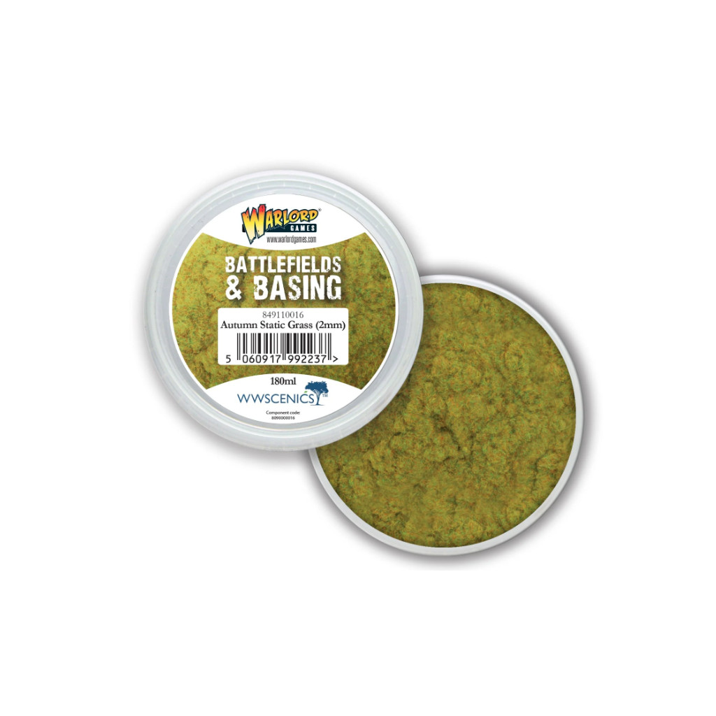Warlord - Battlefields & Basing: Autumn 2mm Static Grass (180ml)