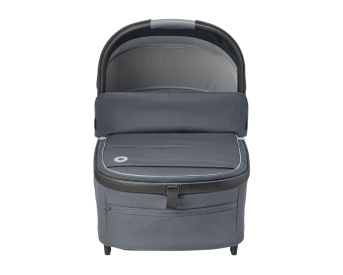 Oria XXL 0 - 9 M   0 - 9 kg    Relaxfunktion in Liegeposition |    Mit Regenschutz und Sonnenverdeck |    Nap-Keeper für ungestörten Schlaf |    Riesige Babywanne |