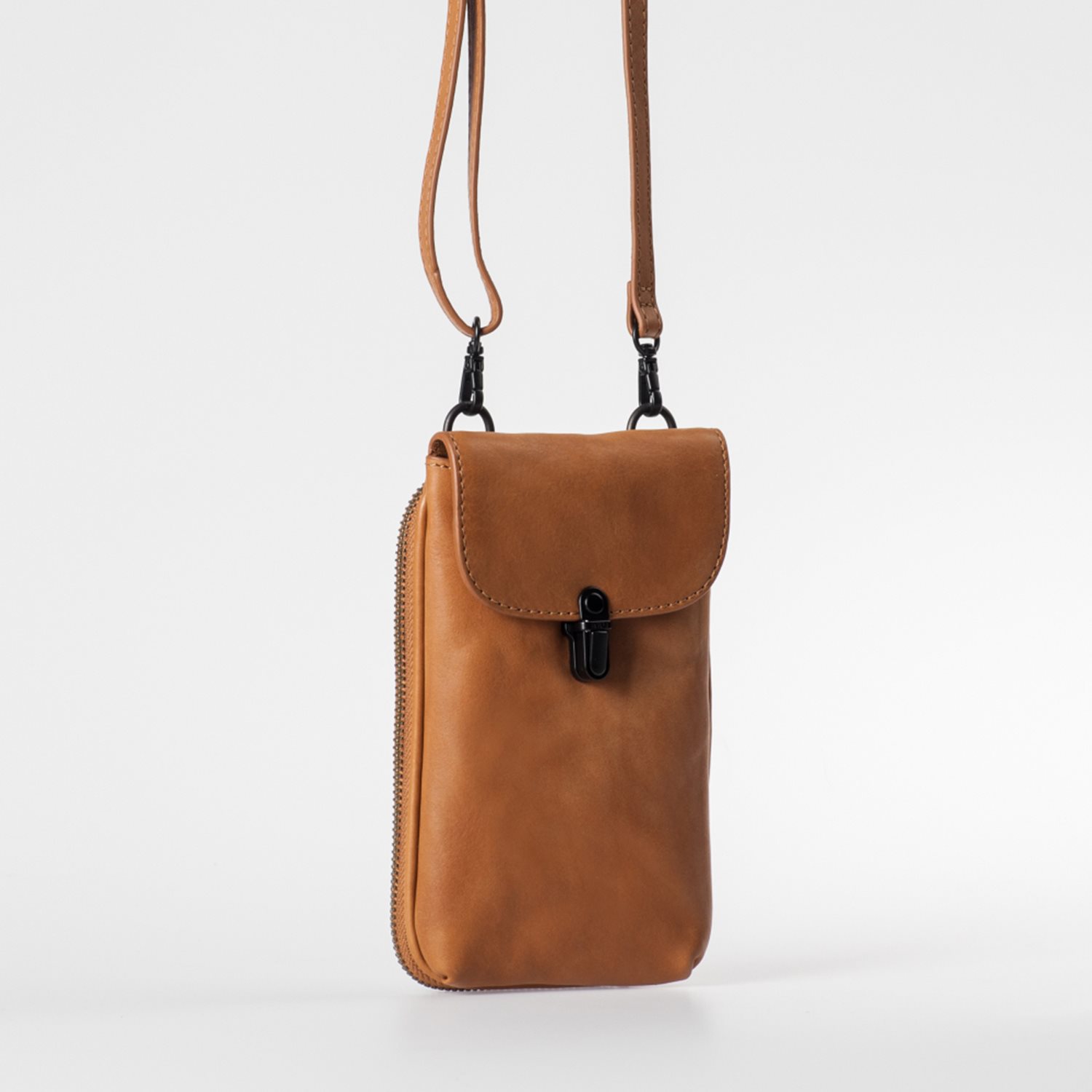 Aunts & Uncles Mrs. Lemon Dash Twist Phonebag caramel