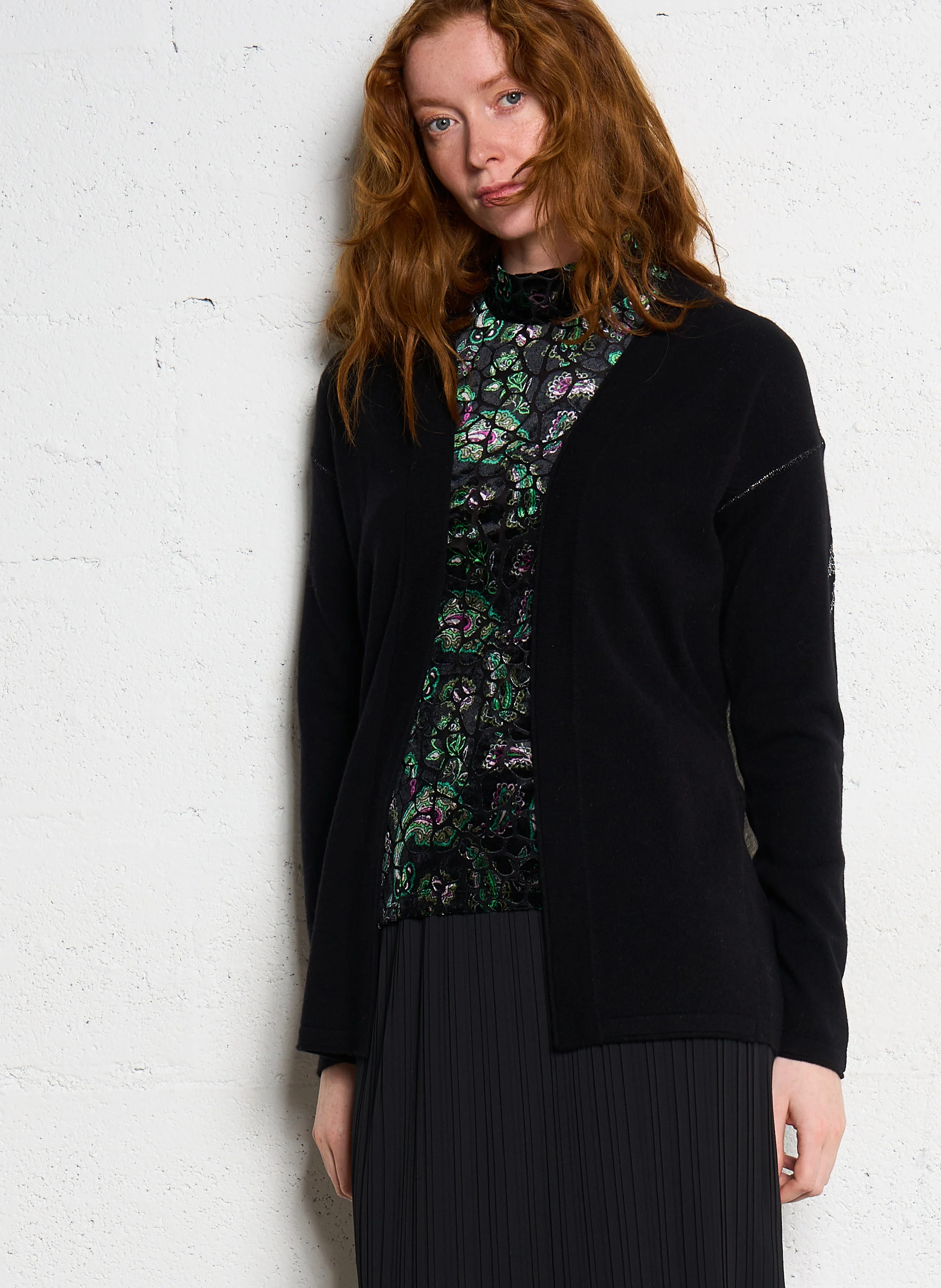 Gilet manches longues| Noir