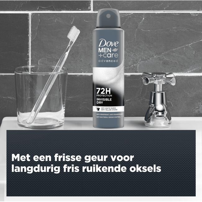 Dove Men+Care Advanced Invisible Dry Anti-transpirant Deodorant Spray 150 ML