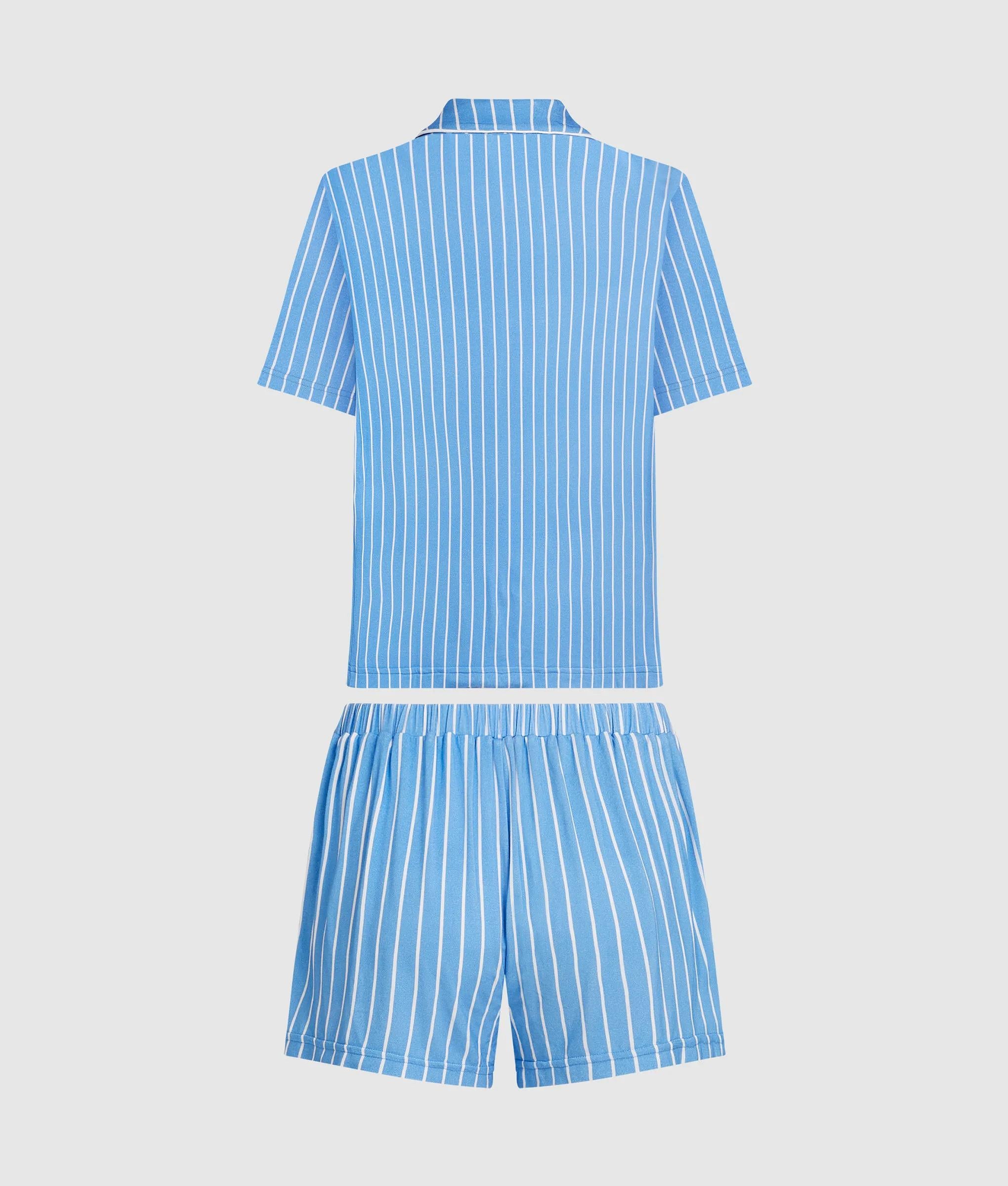 Gestreepte korte pyjamaset